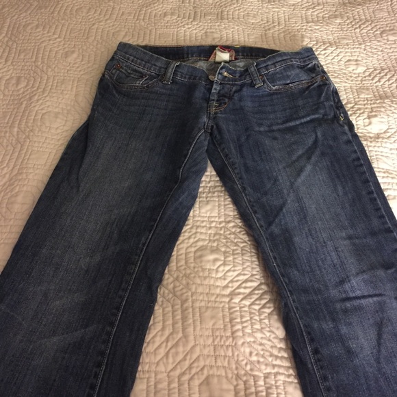Lucky dark blue button jeans