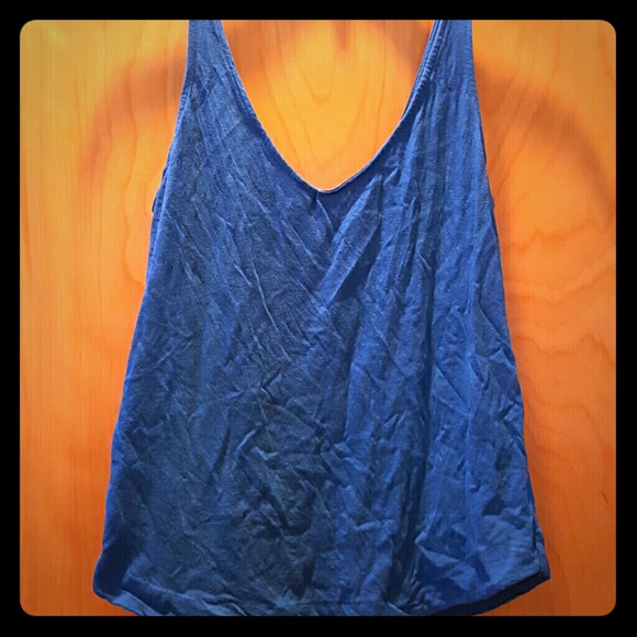 Fabletics aqua blue tank