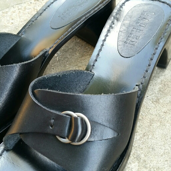 Lauren Ralph Lauren Shoes - Ralph Lauren | Black Slip-On Sandals 6.5