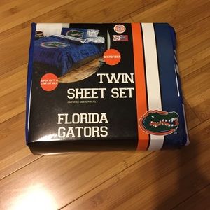 Florida Gator Twin Sheet Set