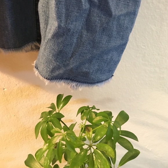 Madewell raw hem denim dress - Picture 3 of 4