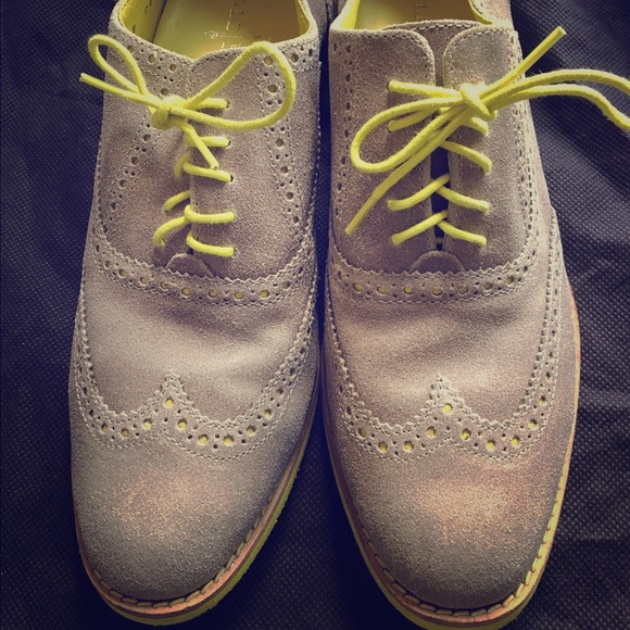 Cole Haan Shoes with Neon Yellow detail 8.5