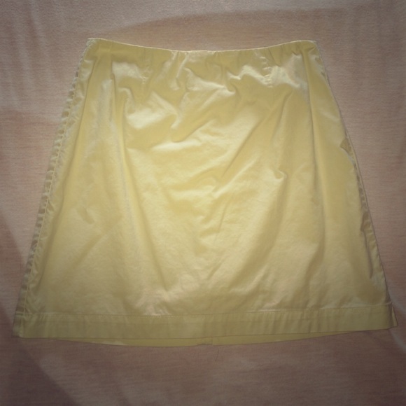 Cotton gap mini skirt