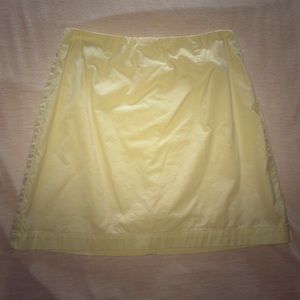 Cotton gap mini skirt