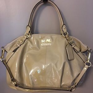 Coach Tan Patent Bag