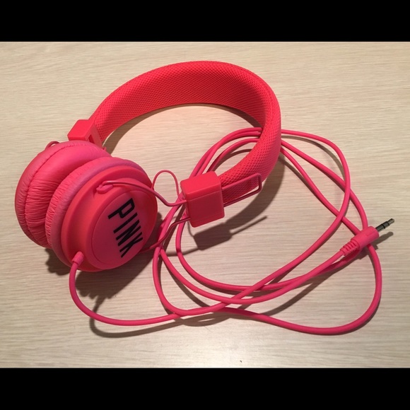 Victoria secret pink headphones.