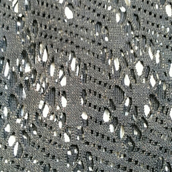 KIERRA LACE METALLIC TOP SIZE XS BY PAC SUN - Picture 2 of 8