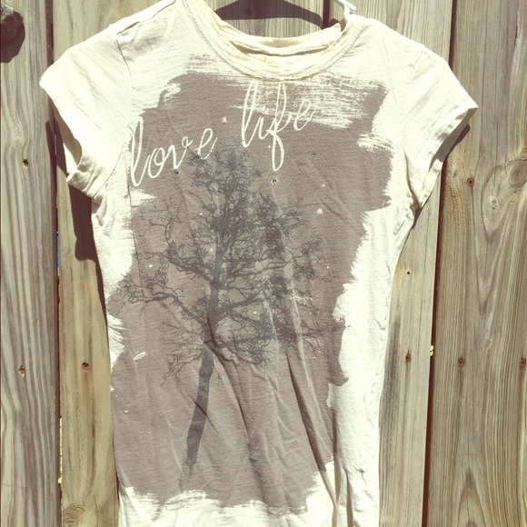 White and grey shirt