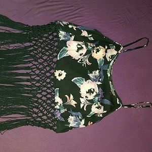 Floral crop top
