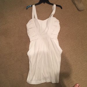 BCBG white dress