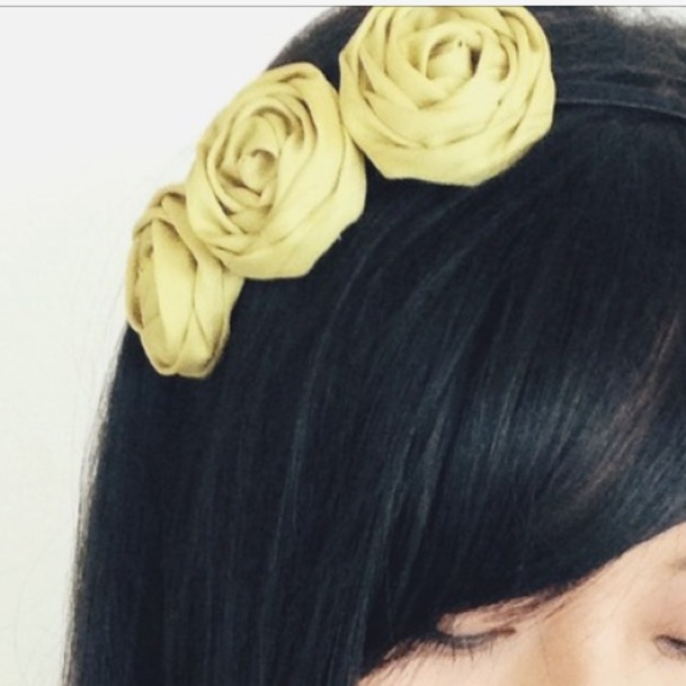 Anthropologie Rosette Headband