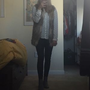 H&M diamond button down