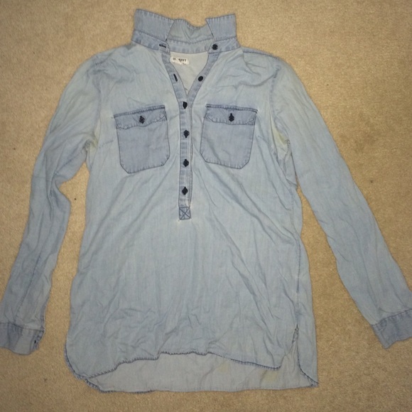 Long denim shirt from old navy.
