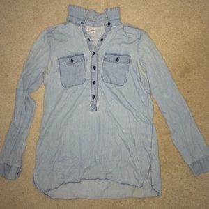 Long denim shirt from old navy.