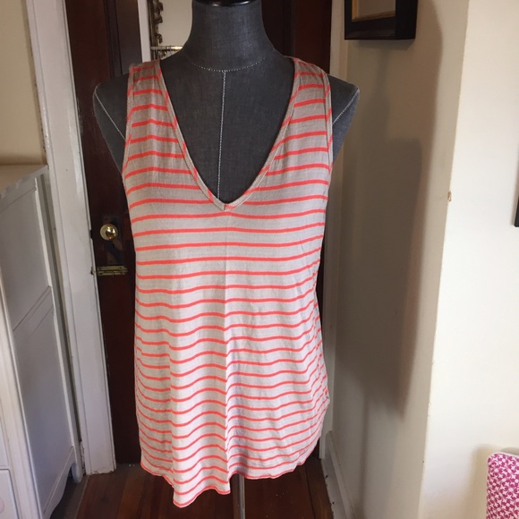 Anthropologie Tops - The lady & the sailor tank tee shirt striped red