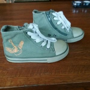 Army Green Gap Kids High-Tops