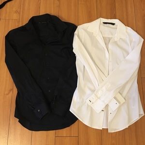 Zara button up blouses