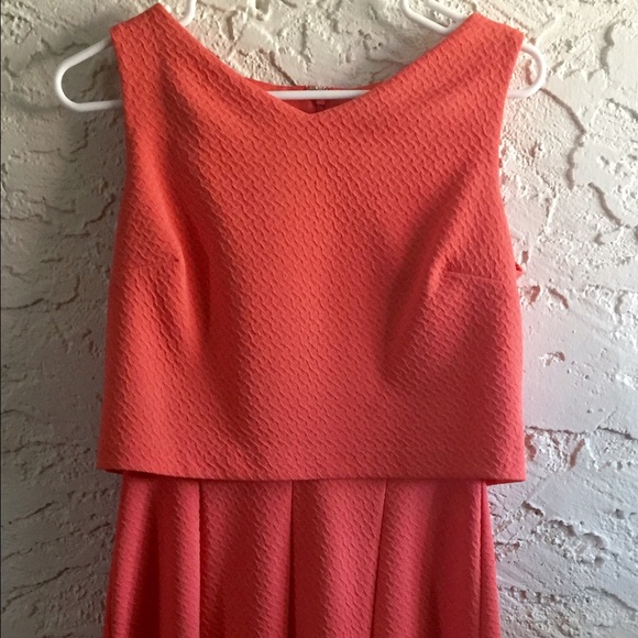 Orange Spice Textured Trumpet Dress- hard to find! - Picture 2 of 4