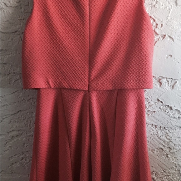 Orange Spice Textured Trumpet Dress- hard to find! - Picture 4 of 4