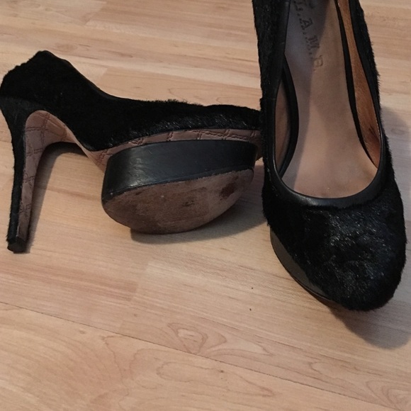 L.A.M.B black heels - Picture 3 of 4