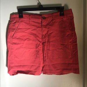 Boyfriend stretch Bermuda shorts
