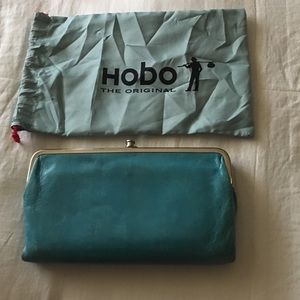 blue hobo wallet