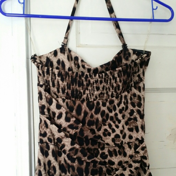 mini cheetah print dress - Picture 3 of 3