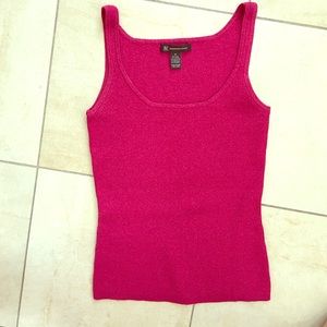 Bright pink, glittery tank