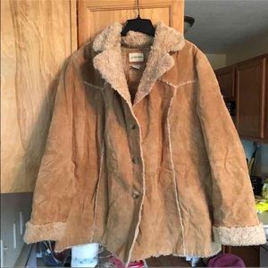 St. John's Bay suede jacket hold for Jenna