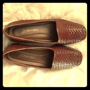 St. John's Bay Brown Leather Loafers
