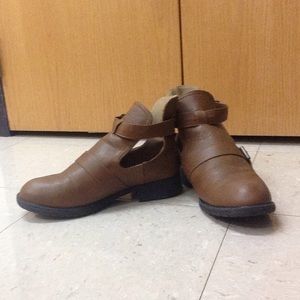 Super cute booties with cut outs