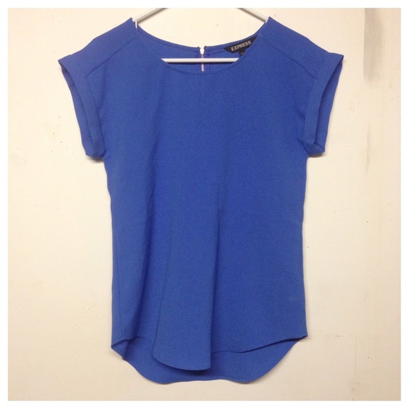 Blue Blouse Top
