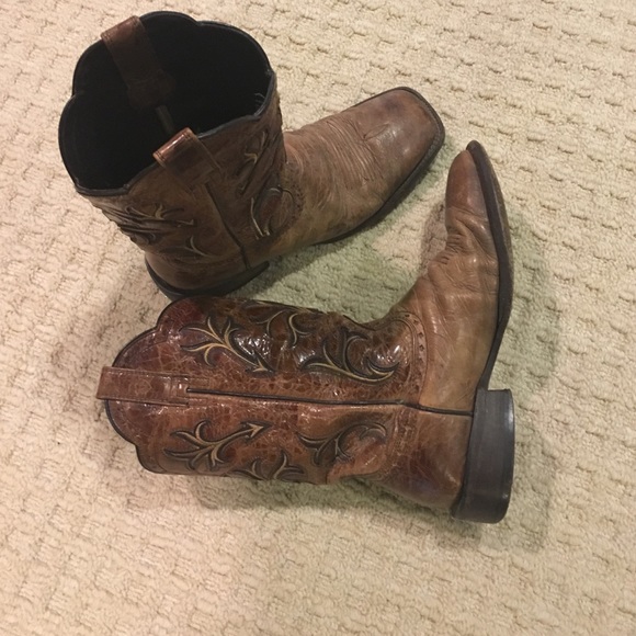 Leather Ariat boots with leather soles