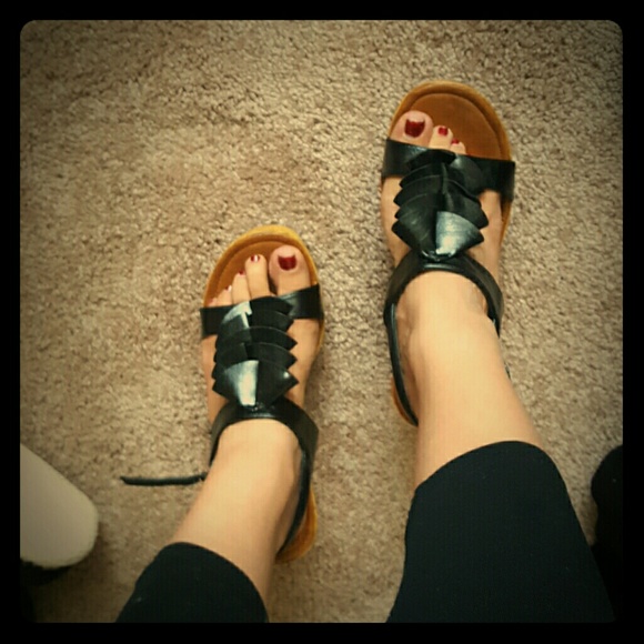 Platform wedge sandals! Brand new never used! - Picture 1 of 4