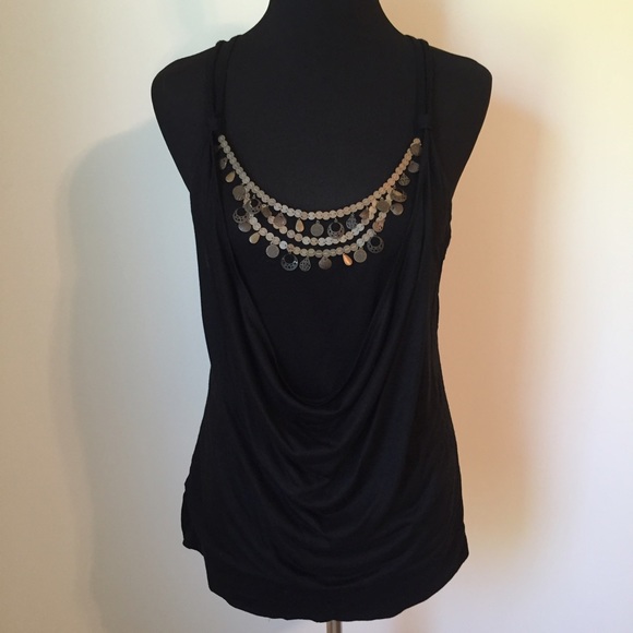 Layered Cowl Tank Top