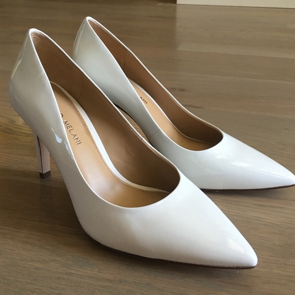 Antonio Melani white pumps