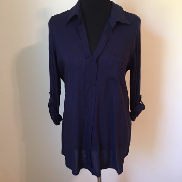 NWOT Mixed Media Shirt