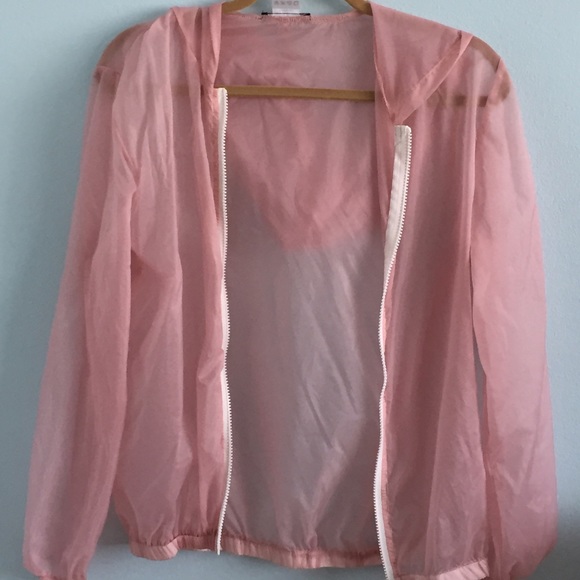brandy see thru jacket