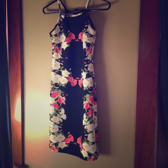 Floral mini dress