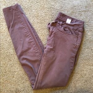 Loft toothpick pants