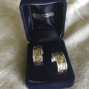 Montana Silversmiths hoop earrings