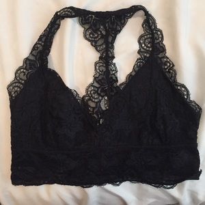 Free people racerback lace bralette