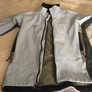 Mountain hard wear/blue/shell jacket