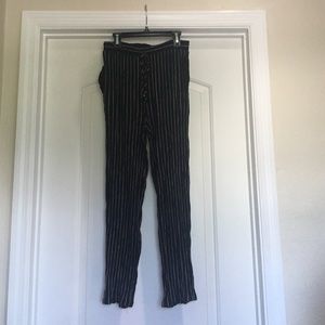Stripped comfortable joggers