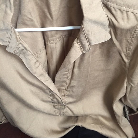 Chelsea & Theodore Mocha Shirt Dress - Picture 3 of 4