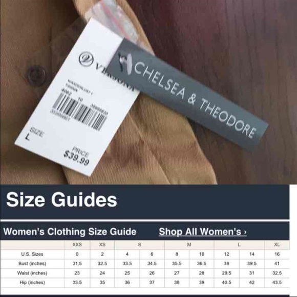 Chelsea & Theodore Mocha Shirt Dress - Picture 4 of 4