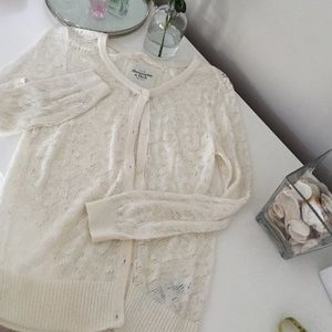 Lace look Abercrombie & Fitch cardi
