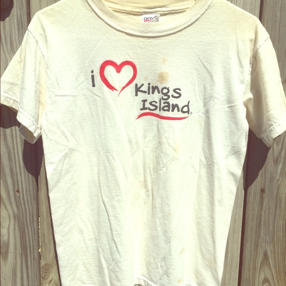 White kings island shirt