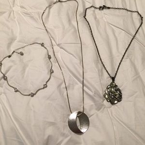 Lot of 3 Lia Sophia necklaces