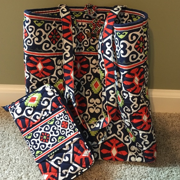 Vera Bradley tote and wallet
